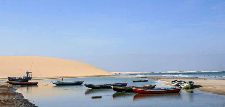 boats on the lake