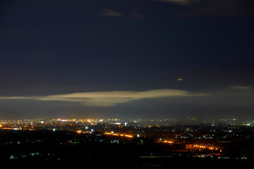 Fototapeta na wymiar Beautiful Chiang Mai Cityscape At Night