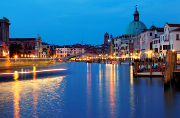 Fototapeta na wymiar Venice in sunset light, Italy, Europe