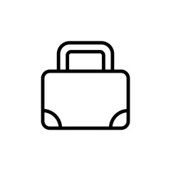 Briefcase, portfolio icon. Simple line, outline vector elements of knowledge icons for ui and ux, website or mobile application