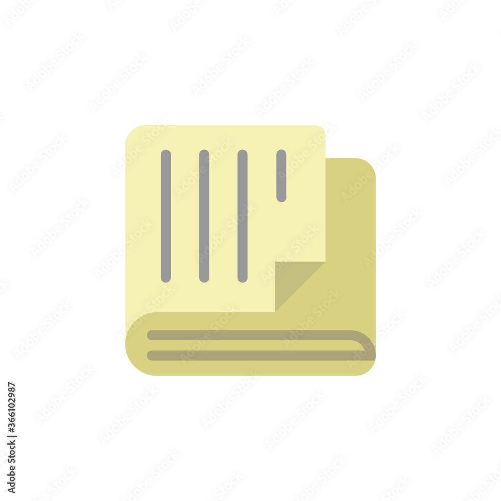 Poster newspaper icon. simple color vector elements of knowledge icons for ui and ux, website or mobile app