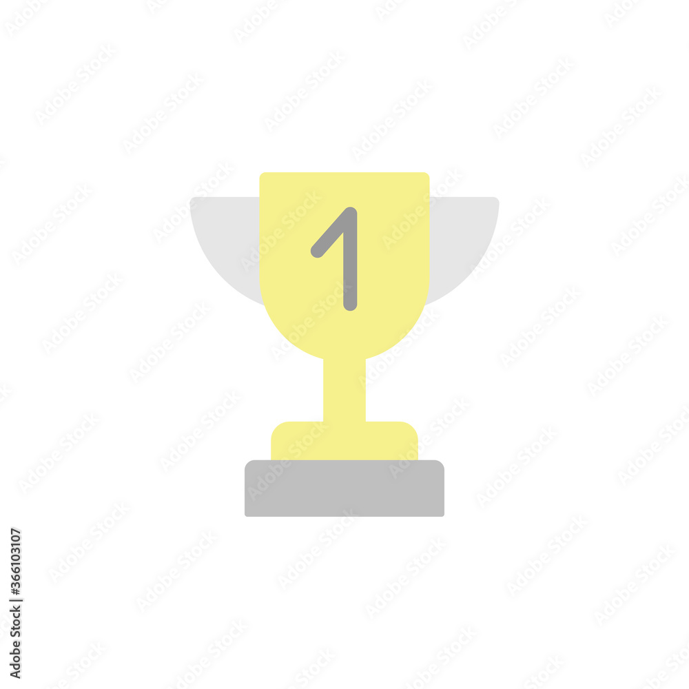 Poster trophy icon. simple color vector elements of knowledge icons for ui and ux, website or mobile applic