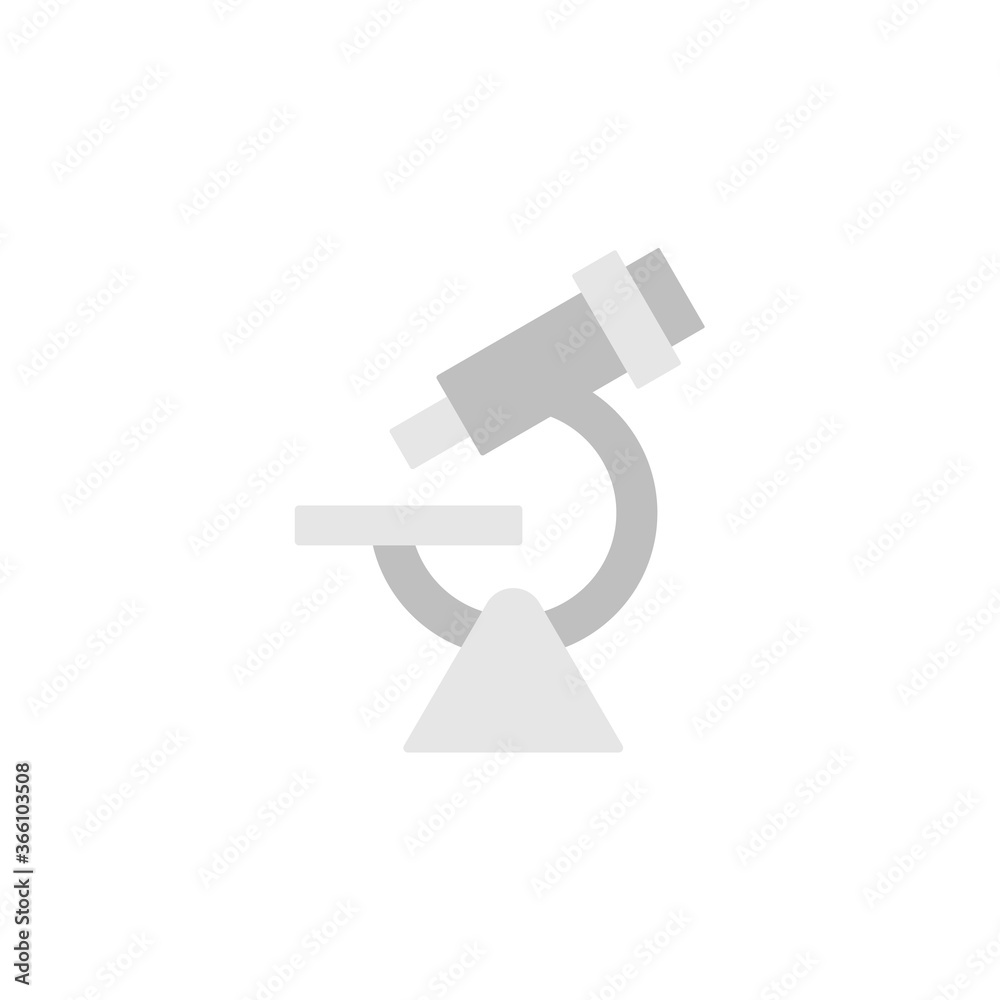 Poster microscope icon. simple color vector elements of knowledge icons for ui and ux, website or mobile ap