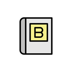 Encyclopedia icon. Simple color with outline vector elements of knowledge icons for ui and ux, website or mobile application