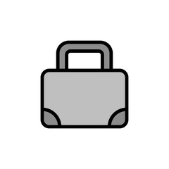 Briefcase, portfolio icon. Simple color with outline vector elements of knowledge icons for ui and ux, website or mobile application
