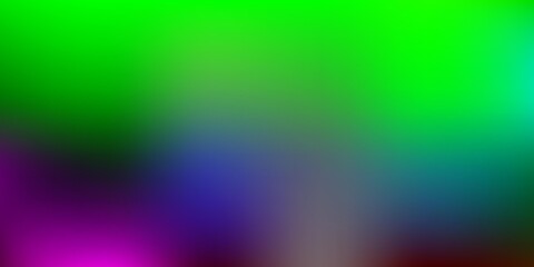 Light Multicolor vector blur background.