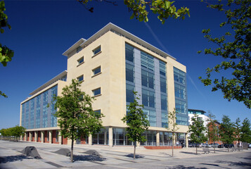 modern city office building 