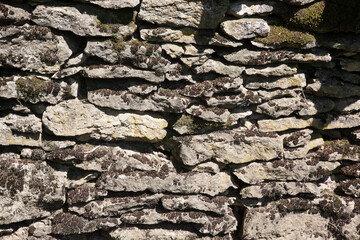 Abstract or texture of a stone wall