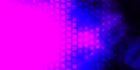 Dark Purple vector template with rectangles. New abstract illustration with rectangular shapes. Template for cellphones.