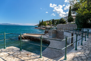 An der Lungomare zwischen Volosko, Opatija und Lovran