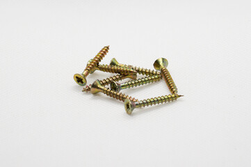 a bunch of golden screws