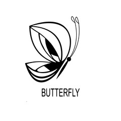 Butterfly icon vector