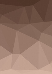 Amber Brown color Abstract color Low-Polygones Generative Art background illustration