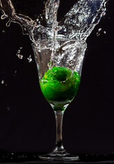 lime in glass