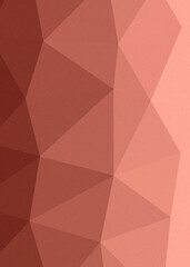 Red Orange color Abstract color Low-Polygones Generative Art background illustration
