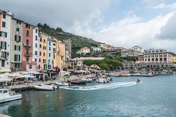 Fototapeta premium Landscape of the seafront of Portovenere