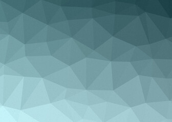 Cyan Blue color Abstract color Low-Polygones Generative Art background illustration