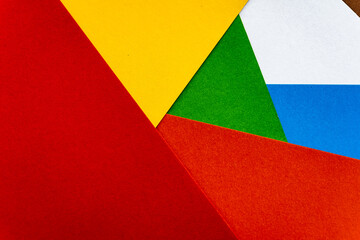 photos of patterns from colored paper