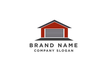 garage building logo design vector inspiration
