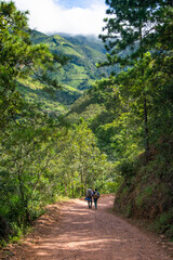 Obraz premium hiking in the mountains