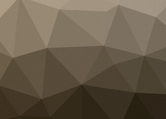 Obraz premium Brown color Abstract color Low-Polygones Generative Art background illustration