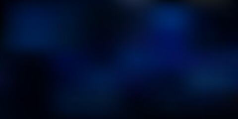 Dark blue vector blur template.