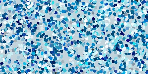 Light blue vector pattern with abstract shapes.