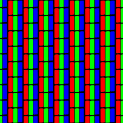 tv crt pixels vector pattern - obrazy, fototapety, plakaty