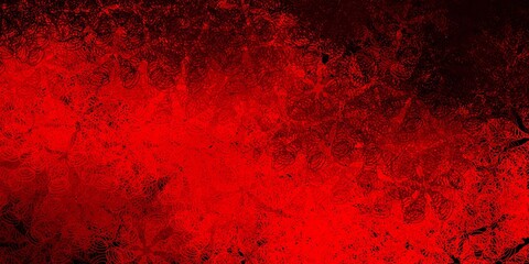 Dark red vector template with circles.