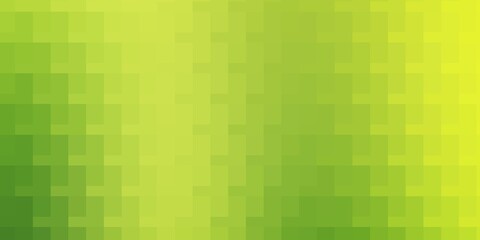 Light Green, Yellow vector pattern in square style. Rectangles with colorful gradient on abstract background. Pattern for busines booklets, leaflets