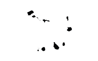 Cape Verde map country vector illustration