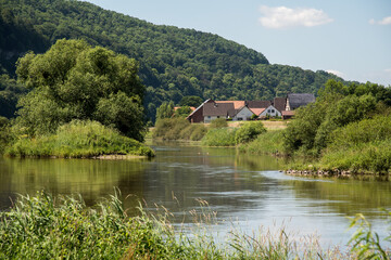 Obraz premium Am Weserradweg