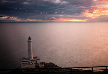 Otranto - Alba al faro di Punta Palacia