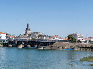 Fototapeta premium Ville de Saint Gilles Croix de Vie en Vendée