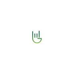 Hand logo icon vector