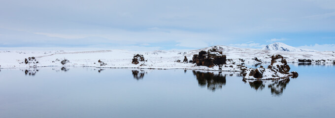Lake Myvatn, North Iceland, Iceland, Europe © JUAN CARLOS MUNOZ
