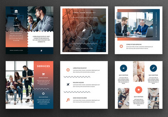 Business Professional Social Media Post Layouts