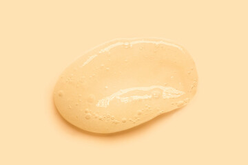 Sample swatch of cosmetic mask or cream balm