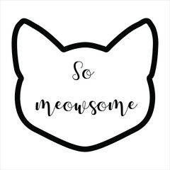 So awesome. Vector Quote white isolated