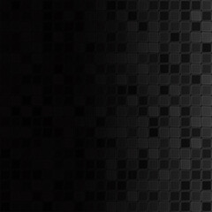 Abstract background of small squares in black and gray colors with horizontal gradient