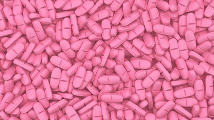 Fototapeta premium Heap of pills
