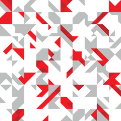 Intricate geometrical vector seamless pattern design