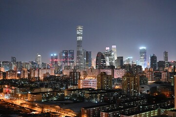 Fototapeta na wymiar Skyline Peking