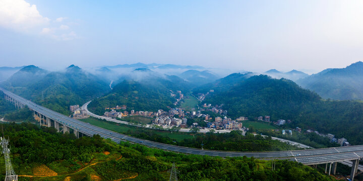 Yunfu city, guangdong province, luo certain shanhe village scenery