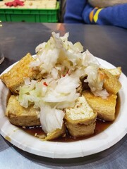 Stinky tofu in Taiwan