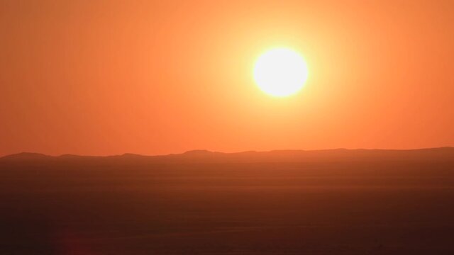 Sunset in Namibia, Africa