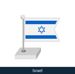 Israel Table Flag