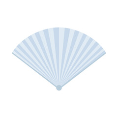 Isolated Folding Fan Vector Illustration Background