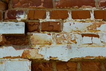 Drawings on a brick wall