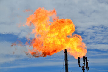 When natural gas is produced as a biproduct of oil extraction, operators will flare or vent the gas that is deemed uneconomical to collect and sell.